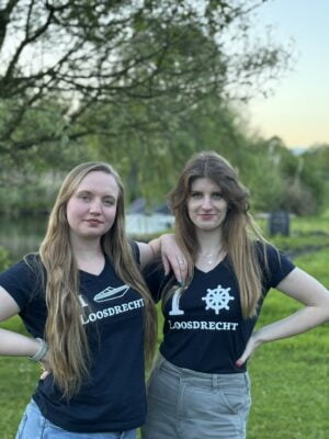 I Love Loosdrecht Fitted V-Neck